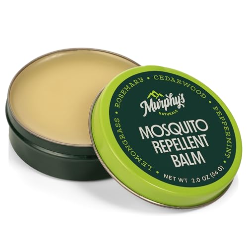 Murphy's Naturals Bug Repellent Balm - Plant-Based Formula, DEET Free, 2oz for Outdoor Use