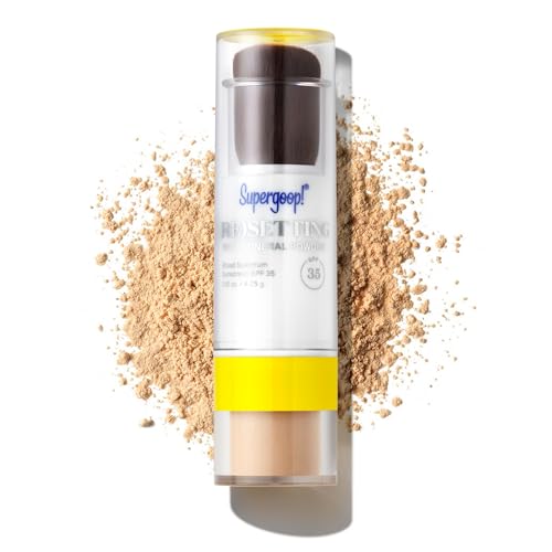 Supergoop! Mineral Setting Powder - Broad Spectrum SPF 35, Moisture-Sealing Ingredients - 0.15 oz