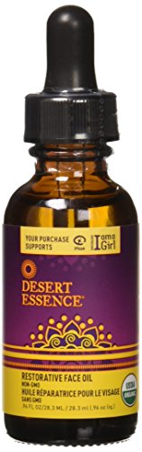 Desert Essence Restorative Face Oil - Hydrates, Protects Skin from Stressors - 0.96 fl oz