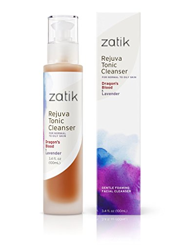 Zatik Naturals Facial Cleanser - Nourishing Botanical Formula, Vegan & Non-GMO - 3.4 fl oz