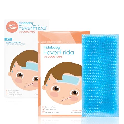 Frida Baby Kids Soothing Patch - Fever & Headache Relief, Instant Cooling, 5 Count