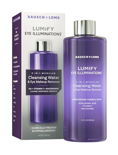 LUMIFY Cleansing Water - Brightening Makeup Remover with Hyaluronic Acid & Vitamin C - 160mL