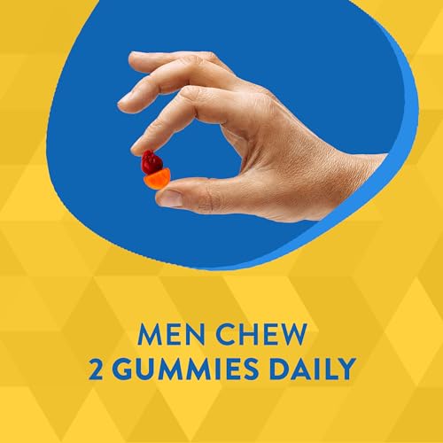 Nature's Way Alive! Men's Gummy Multivitamin - Boosts Energy & Muscle Function, 60 Gummies