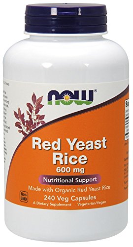 NOW Foods Red Yeast Rice - Supports Healthy Cholesterol Levels, 600 mg, 240 Count