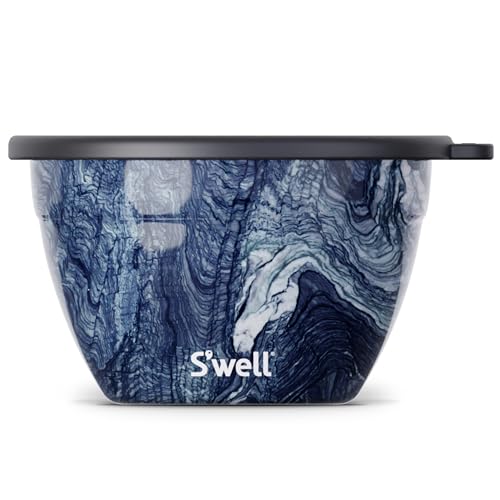 S'well Stainless Steel Salad Bowl Kit - Leak-Proof, BPA-Free, Includes Condiment Container - 64oz