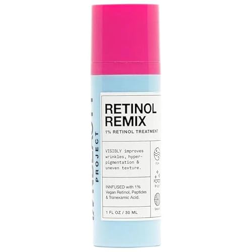 iNNBEAUTY PROJECT Retinol Remix Facial Serum - Minimizes Wrinkles, Brightens Skin - 1oz