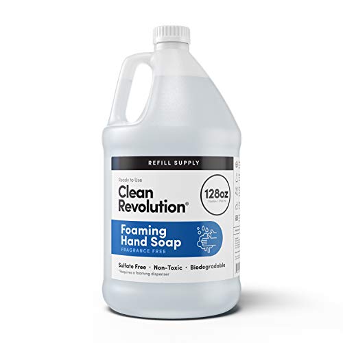 Clean Revolution Hand Soap Refill - Gentle, Moisturizing, Gluten-Free - 128 Fl Oz