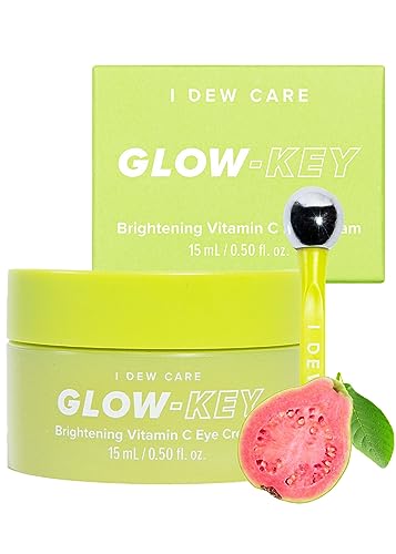 I DEW CARE Eye Cream - Hydrates & Illuminates, Vitamin C & Hyaluronic Acid - 0.50 Fl Oz