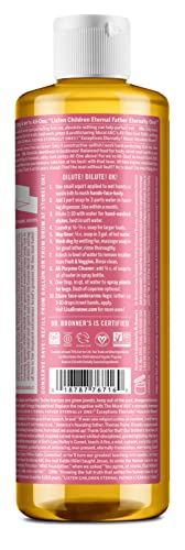 Dr. Bronner's Organic Cherry Blossom Body Soap - No Animal Testing, Certified Organic - 16oz