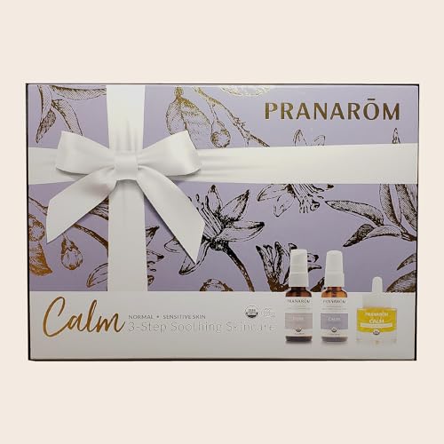 Pranarom Calm 3-Step Soothing Skincare Set - Nourishes & Hydrates Sensitive Skin - 2.5oz