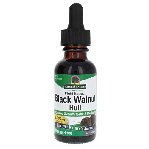 Nature's Answer Black Walnut Detox & Cleanse Supplement - Digestive Support, Alcohol-Free - 1oz