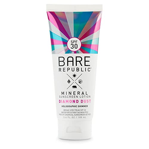 Bare Republic Mineral Sunscreen SPF 30 - Non-Whitening, Reef Compliant, 3.4 Fl Oz