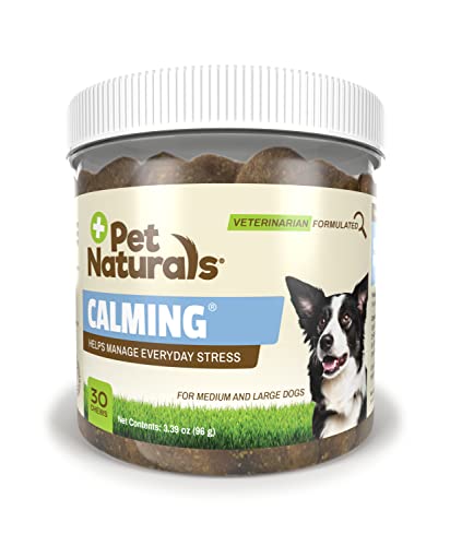 Pet Naturals Calming Chews for Dogs - Natural Anxiety Relief, Chicken Flavor - 30 Chews