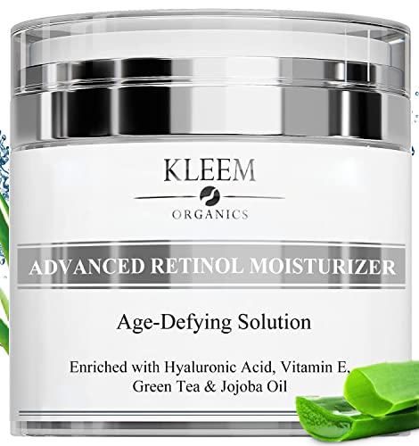 Kleem Organics Retinol Moisturizer - Firming & Hydrating, Natural Ingredients - 2.5% Retinol