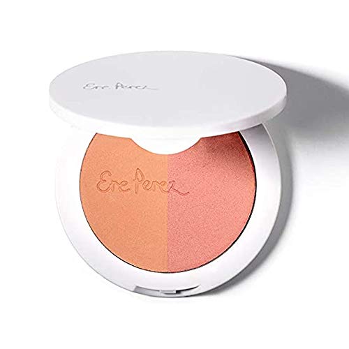 Ere Perez Rice Powder Blush - Velvet Finish, Oil Absorbing, Vegan - Bondi, 0.32 oz