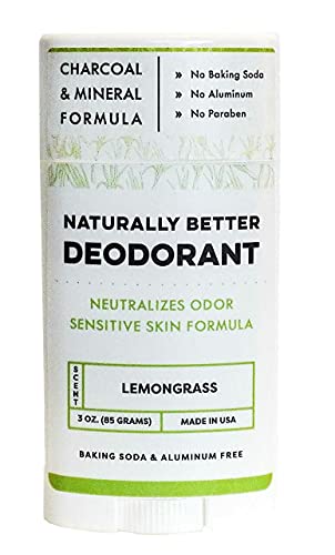 DAYSPA Lemongrass Deodorant - Hypoallergenic, Aluminum & Baking Soda-Free, 3oz