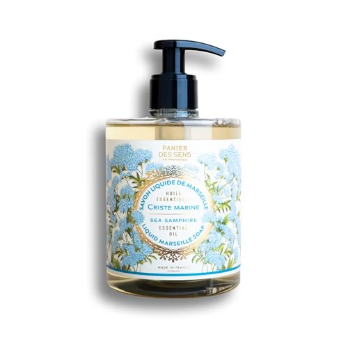 Panier des Sens Liquid Hand Soap - Moisturizing with Coconut Oil, Sea Samphire Scent - 16.9 Fl.oz