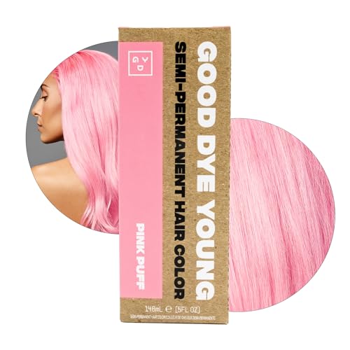 Good Dye Young Semi-Permanent Hair Color - Vibrant Pink, Conditioning Formula, 5FL OZ