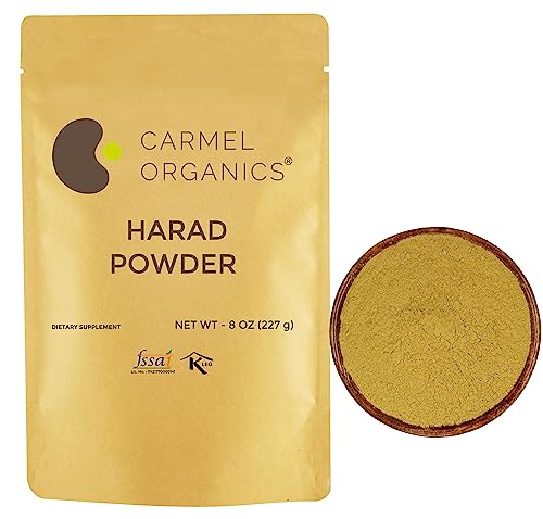 Carmel Organics Harad Fruit Powder - Supports Digestion, Non-GMO, No Preservatives - 8oz