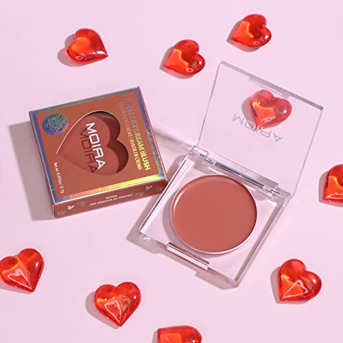 Moira Beauty Loveheat Cream Blush - Vegan, Cruelty-Free, Paraben-Free - 005 I Love You