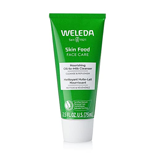 Weleda Skin Food Face Wash - Nourishing Oil-to-Milk Cleanser with Plant-Rich Ingredients - 2.5oz