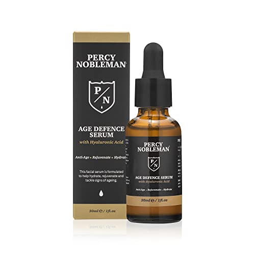 Percy Nobleman Age Defence Face Serum - Hydrating, Oil Control, Vegan Collagen - 30ml