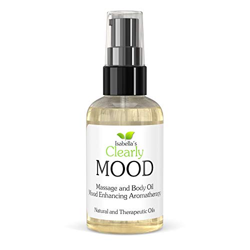 Clearly Mood Aromatherapy Body Oil - Moisturizing, Therapeutic Essential Oils - 4 Fl Oz