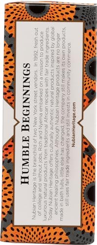 Nubian Heritage African Black Soap Bar - Treats Skin Issues, Detoxifying & Healing - 5oz