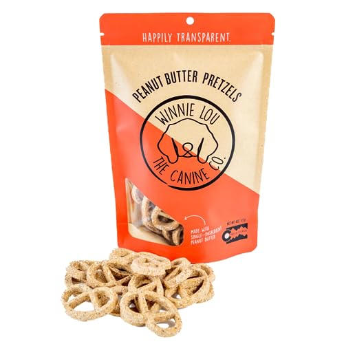 Winnie Lou Peanut Butter Pretzels - Organic Whole Foods, Grain-Free, 4oz Pack, Local Ingredients