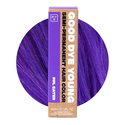 Good Dye Young Hair Dye - Vibrant Purple Color, UV Protection, Vegan - 15-24+ Washes