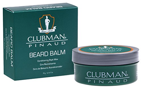 Clubman Beard Balm - Superior Control & Shine, Hydrates Skin - 3 Pack, 2oz Each