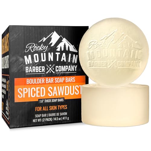 Men's All-in-One Shampoo & Body Soap Bars - Moisturizing, Glycerin & Natural Oils - 14.5oz