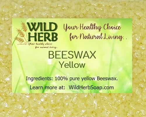 Pure Beeswax Pellets - Ideal for Candles & Beauty Products, No Additives, 100% Natural - 1 lb