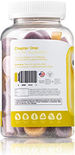 Chapter Calcium with Vitamin D3 Gummies - Supports Bone Health, Kosher, 60 Chewable Gummies