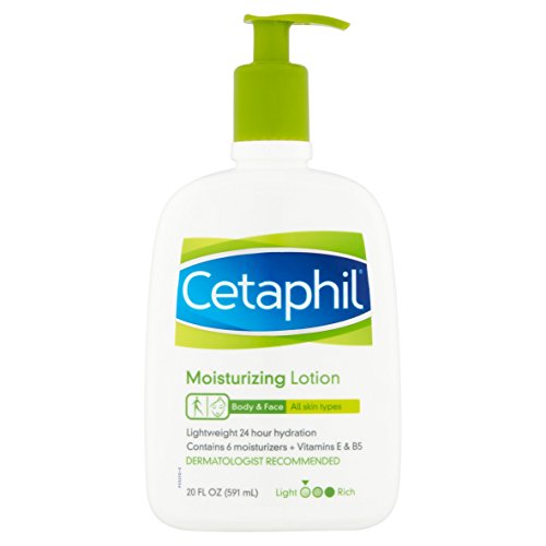 Cetaphil Body Lotion - 24-Hour Hydration, Non-Greasy, Paraben-Free for Sensitive Skin - 20oz