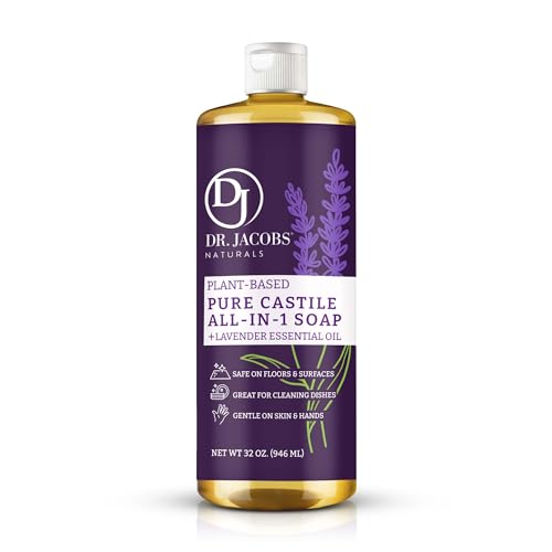 Dr. Jacobs Naturals All Purpose Cleaner - Plant-Based Formula, Pet-Safe, Lavender Scent - 32oz