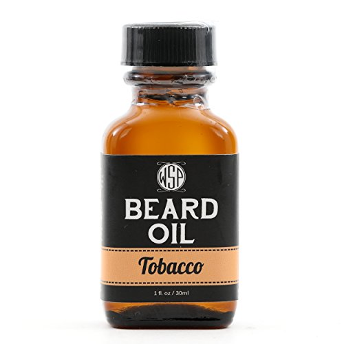 WSP Beard Oil & Leave-in Conditioner - Moisturizes, Soothes, Vegan - Tobacco Scent, 1oz