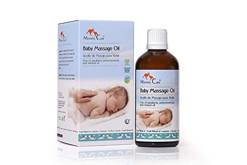 Mommy Care Baby Massage Oil - Nourishing Almond & Herbal Blend for Newborns - 3.38 fl. oz