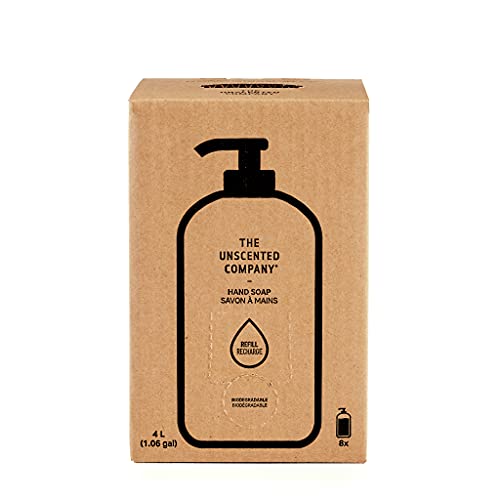 The Unscented Company Hand Soap Refill - Organic Certification, No Animal Testing - 1.06 GL