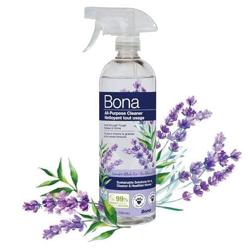 Bona All-Purpose Cleaner - Tough on Grease, Plant-Based, Lavender White Tea Scent - 24 fl oz