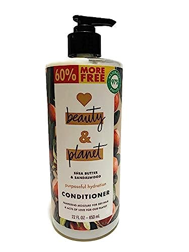 Love Beauty and Planet Conditioner - Hydrating Shea Butter & Coconut Oil, Paraben-Free - 22oz