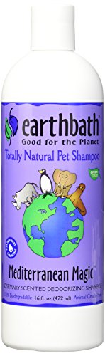 earthbath Dog Shampoo - Deodorizing Rosemary Wash, Natural Ingredients - 16oz (2 Pack)