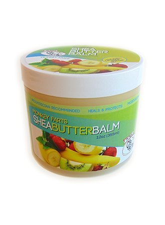 CJ's BUTTer® All Natural Body Butter - Deep Healing, Pediatrician Recommended - Monkey Farts, 12oz