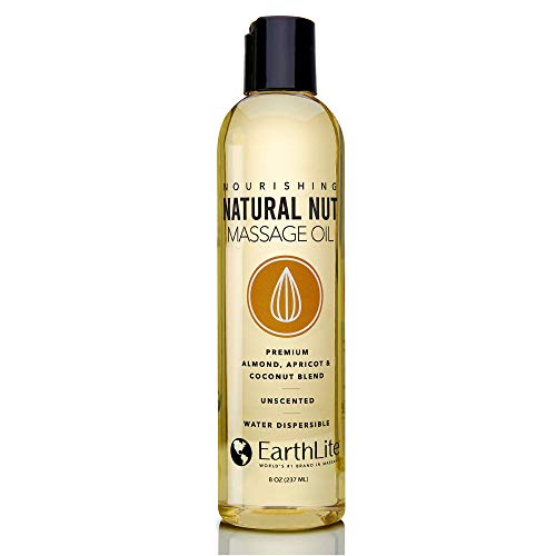 EARTHLITE Massage Oil - Superior Glide, 100% Chemical-Free, Hypo-Allergenic - 8 Oz