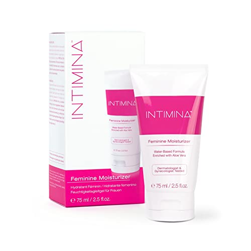 Intimina Vaginal Moisturizer - Hydrating Aloe Vera Formula, Dermatologically Tested - 2.5oz