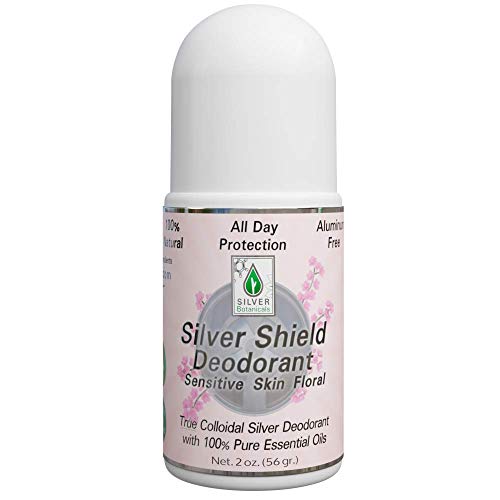 Silver Shield Deodorant - All-Natural Odor Protection, Colloidal Silver - Floral, 2 oz.