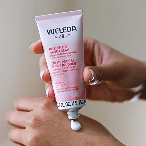 Weleda Unscented Hand Cream - Moisturizes with Jojoba, Borage & Coconut Oils - 1.7oz