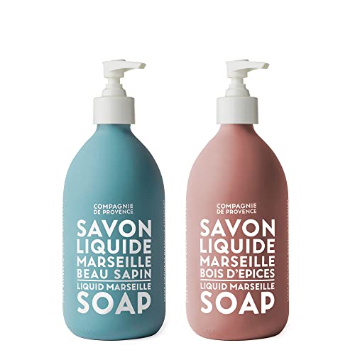 Compagnie de Provence Liquid Marseille Soap - Nourishing Shea Butter & Spicy Pine Scent - 16.7oz