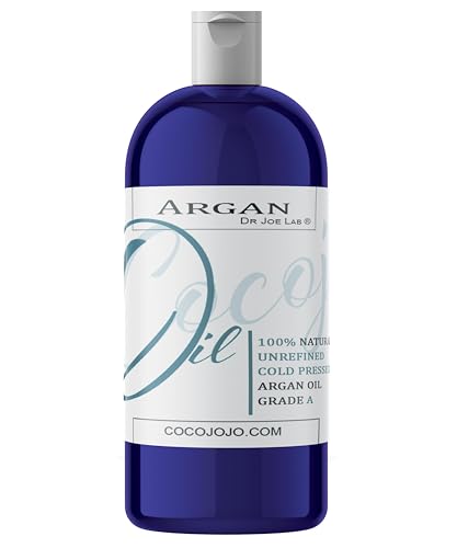 cocojojo Argan Oil Body Moisturizer - Deep Hydration, Antioxidant-Rich, Unrefined - 32oz