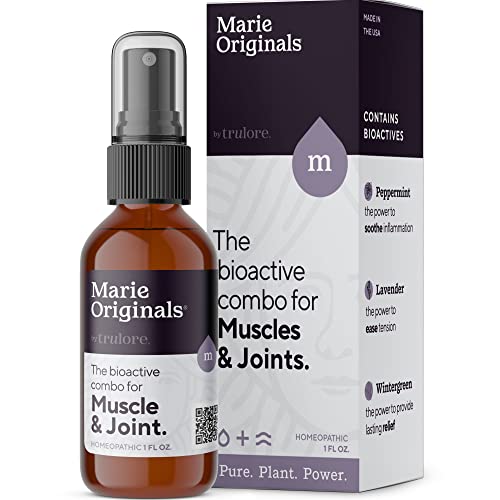 Marie Originals Muscle Rub - Natural Relief for Aches, Joint Discomfort, Essential Oils - 4oz